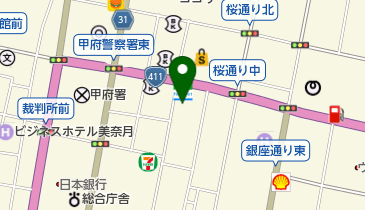 じゃじゃまる 甲府中央店の地図画像