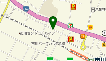 バー ジール 市川店の地図画像