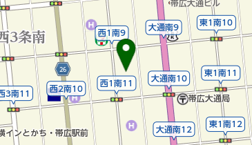 十勝串カツ味楽瑠亭の地図画像