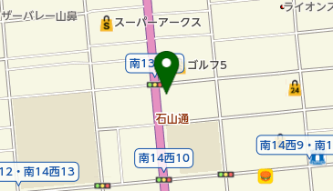釧路発回転寿司まつりや 山鼻店の地図画像