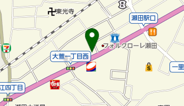 セレナ食堂の地図画像