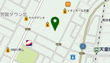 デザート王国 イオン天童の地図画像