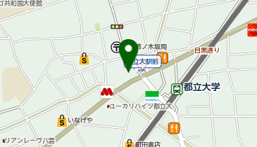 ドスコイ酒場 ちゃんこ芝松 都立大学駅前店の地図画像