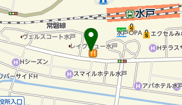 OASI 水戸店の地図画像