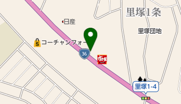 遊鶴 里塚店の地図画像