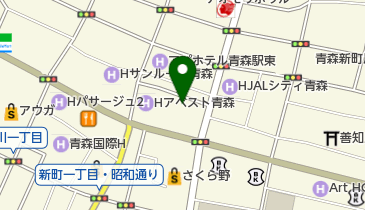 酒菜はつ花の地図画像