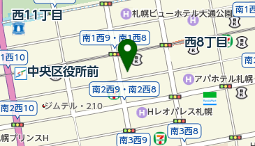 ブルーグリーンの地図画像