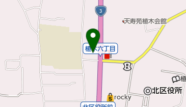 新中華植木店の地図画像