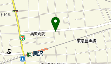 奥沢ますぶちの地図画像