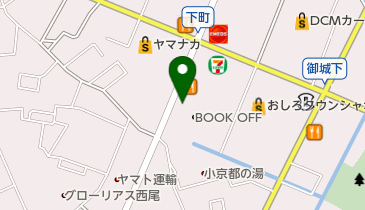 京華 西尾店の地図画像
