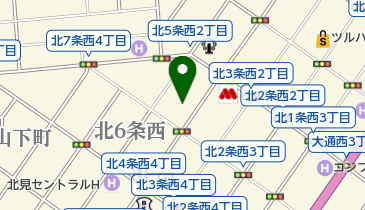 ホルモン 焼肉まる笑4条店の地図画像
