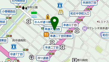 料理屋 灘の地図画像