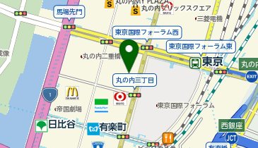 築地もったいない プロジェクト 魚治の地図画像
