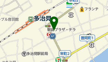 楽らく多治見の地図画像