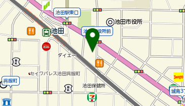 鶏屋だもん 池田店の地図画像