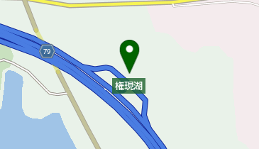 権現湖パーキングエリア上り線 スナックコーナー フードコートの地図画像