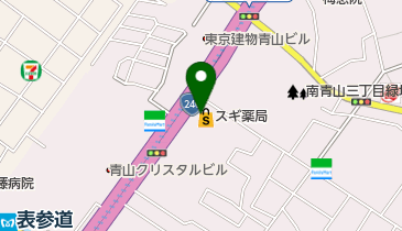 天馬青山店の地図画像