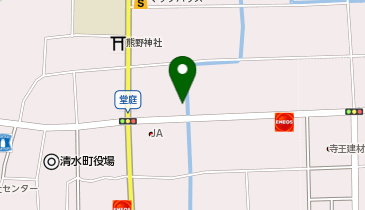 鐘庵 清水町店の地図画像