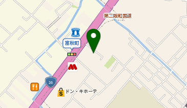 快活CLUB 26号和泉店の地図画像