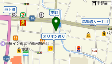 鶏そば HIBARIの地図画像