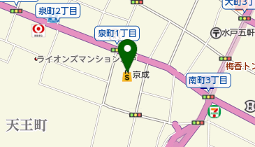 こだわりとんかつ あぢま 京成店の地図画像