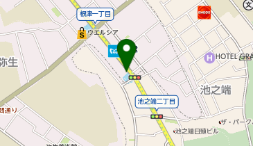 珈琲館 根津駅前店の地図画像