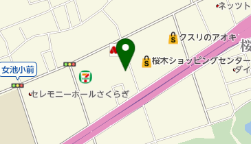 SAKURAGI BUTCHER HORLY&rsquo;Sの地図画像
