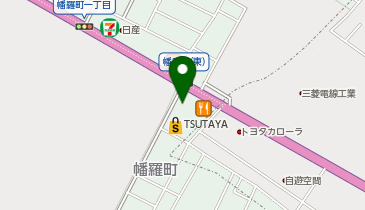 BURGER KING 17号籠原店の地図画像