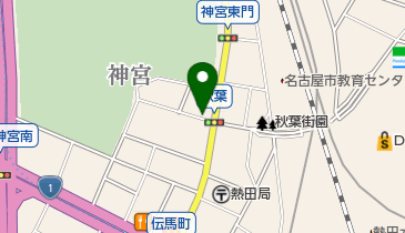 手打ちそば天ぷら 那央人の地図画像