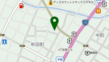 ダイニングせせらぎの地図画像