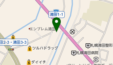 ペイストリー スナッフルス さっぽろ清田店の地図画像