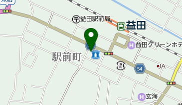 焼肉山牛の地図画像