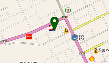 居酒屋萩の地図画像