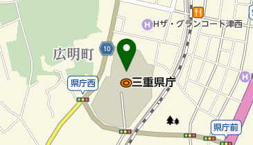 三重県庁 食堂の地図画像