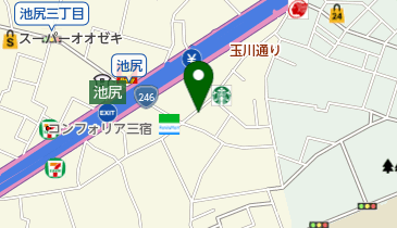 おわん 池尻本店の地図画像