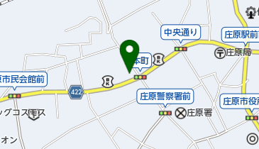 まち屋cafeあさ井の地図画像