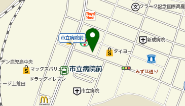 炭火串焼一通の地図画像