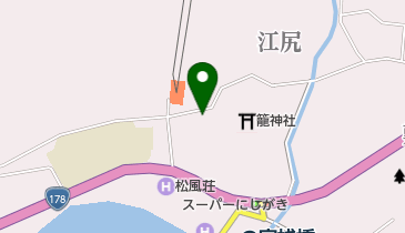 つるや食堂の地図画像