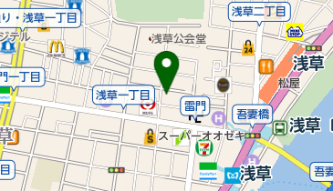 浅草スタンドの地図画像