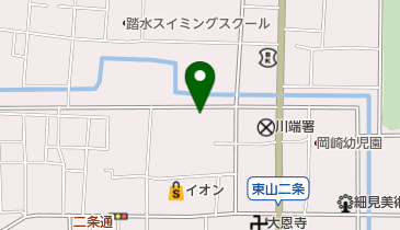 京 聖護院 早起亭うどんの地図画像