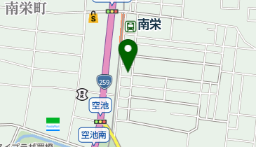 中川餃子店の地図画像