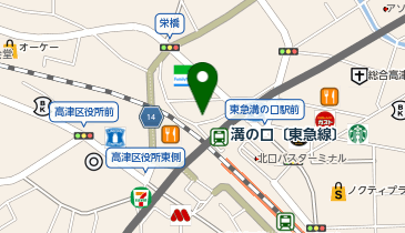 串かつ でんがな 溝の口店の地図画像