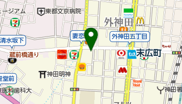 秋葉原 カリガリの地図画像