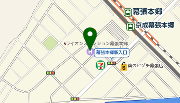 ホテルメイプルイン幕張 レストランメイプルの地図画像