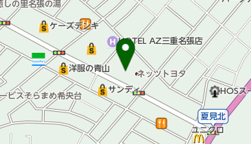 モダン和食 ゆとりの地図画像