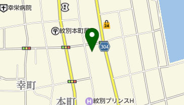 和風レストラン なぎさの地図画像