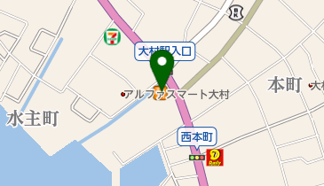 ジョイフル 大村店の地図画像