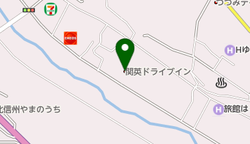 関英ドライブインの地図画像
