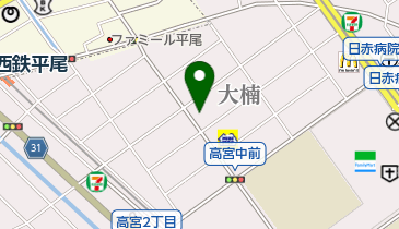 ブーランジェリー ハナの地図画像