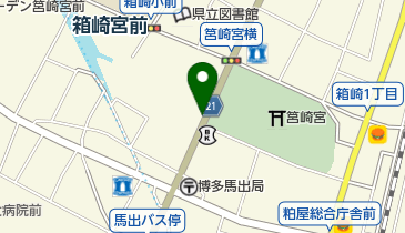 パン ナガタ 箱崎店の地図画像